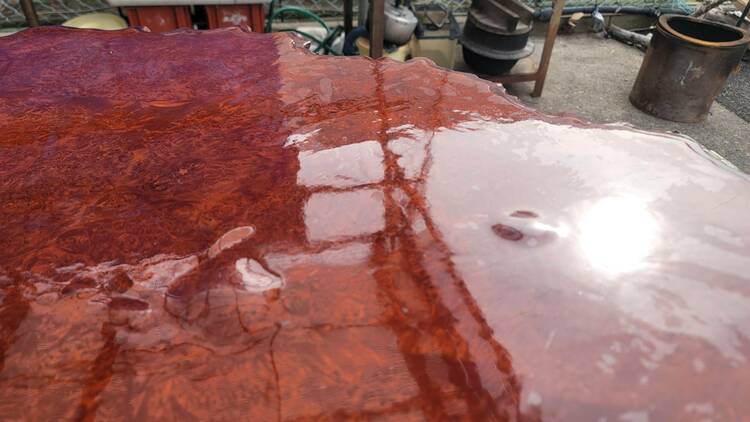 花梨テーブル（美術品・骨董品）の商品画像 - 査定依頼日：2026年3月6日 - 最高査定価格：3,000円