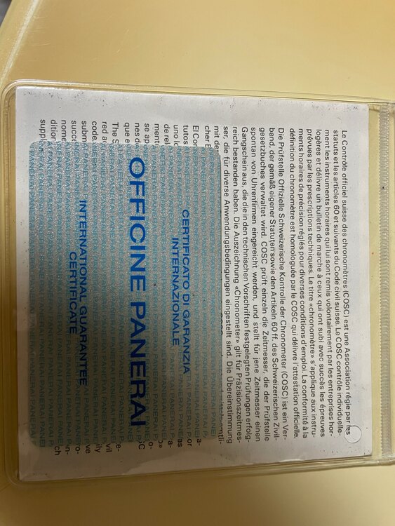 パネライ ルミノール PAM0003（高級時計）の商品画像 - 査定依頼日：2025年2月24日 - 最高査定価格：1,150,000円