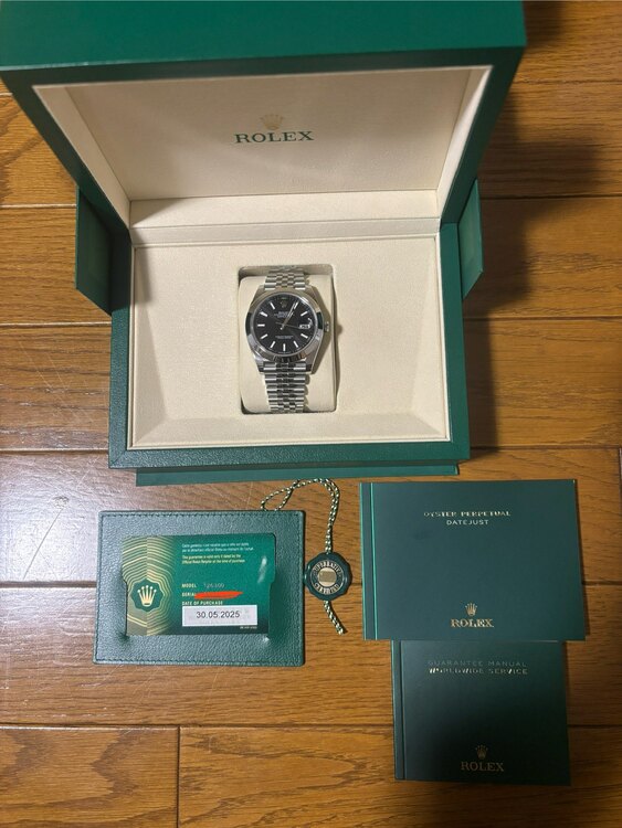 デイトジャスト41（高級時計）の商品画像 - 査定依頼日：2025年5月31日 - 最高査定価格：1,470,000円