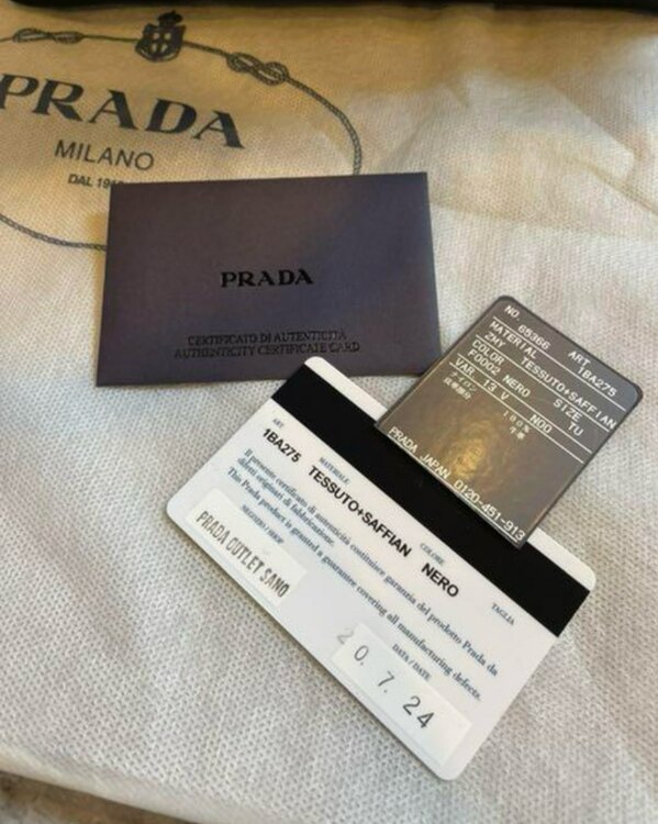 プラダ　1BA275 NERO（ブランドバッグ）の商品画像 - 査定依頼日：2025年4月18日 - 最高査定価格：91,000円