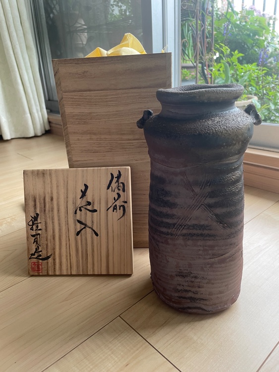 備前焼　花入（美術品・骨董品）の商品画像 - 査定依頼日：2026年4月23日 - 最高査定価格：3,000円