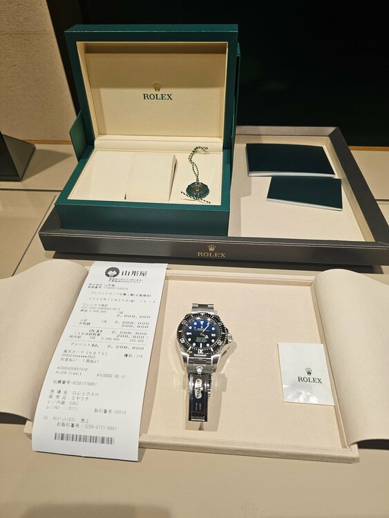 ロレックス シードゥエラー 126660（高級時計）の商品画像 - 査定依頼日：2026年1月6日 - 最高査定価格：2,500,000円