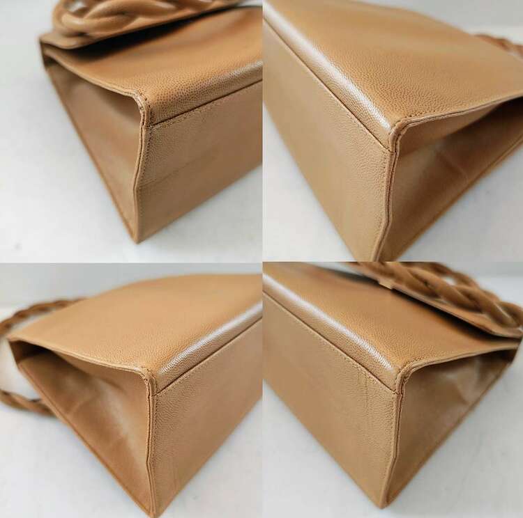 シャネル キャビアスキン ツイストハンドル 2wayハンドバッグベージュ G金具（ブランドバッグ）の商品画像 - 査定依頼日：2025年4月7日 - 最高査定価格：300,000円