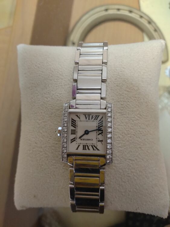 18KWHITE GOLD TANK FRANCAISE（高級時計）の商品画像 - 査定依頼日：2025年10月30日 - 最高査定価格：1,700,000円