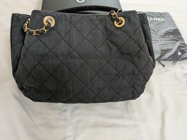 シャネル　デニム＆カーフレザー　チェーンショルダー（ブランドバッグ）の商品画像 - 査定依頼日：2026年3月24日 - 最高査定価格：160,000円