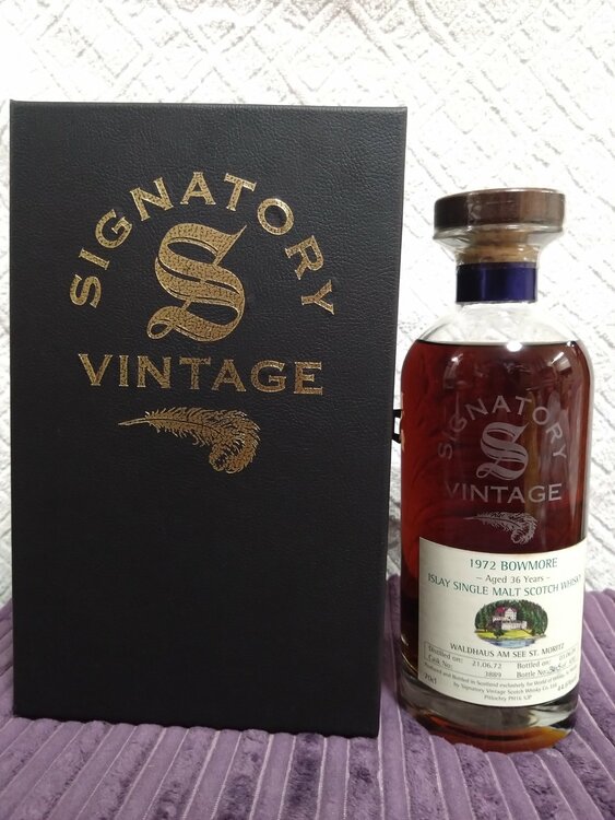 ボウモア 36年 シグナトリー（お酒）の商品画像 - 査定依頼日：2026年2月24日