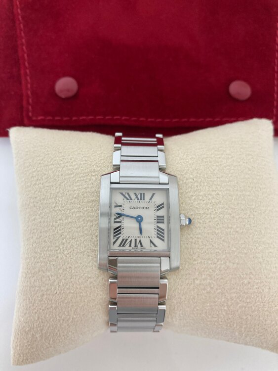 カルティエタンクフランセーズSS（高級時計）の商品画像 - 査定依頼日：2025年5月26日 - 最高査定価格：310,000円