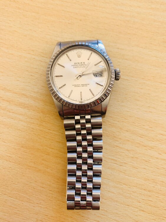 ロレックス デイトジャスト 1603（高級時計）の商品画像 - 査定依頼日：2025年1月30日 - 最高査定価格：600,000円