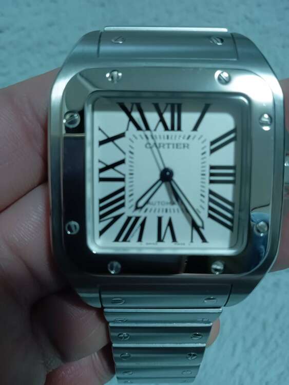 サントス100LM（高級時計）の商品画像 - 査定依頼日：2024年12月10日 - 最高査定価格：600,000円