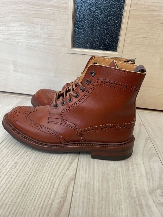 Tricker's カントリーブーツ #5180 マロン・アンティーク （古着・ファッション）の商品画像 - 査定依頼日：2026年3月11日 - 最高査定価格：12,000円