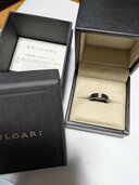 ブルガリダブルロゴ ダイヤ入りセラミックリング ブラック（金・貴金属）の商品画像 - 査定依頼日：2026年8月7日 - 最高査定価格：73,000円