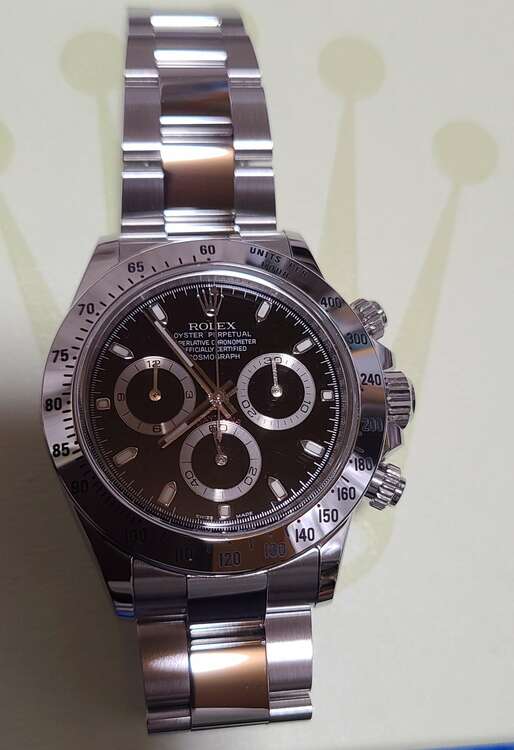 ロレックス デイトナ 116520（高級時計）の商品画像 - 査定依頼日：2025年3月9日 - 最高査定価格：3,000,000円