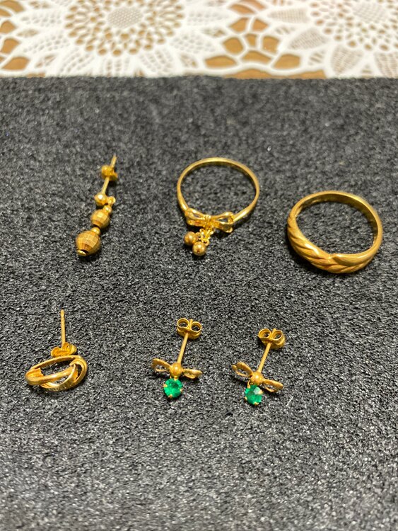 18金指輪　ピアス（金・貴金属）の商品画像 - 査定依頼日：2024年3月23日 - 最高査定価格：40,000円