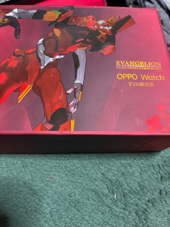 エヴァ2号機oppo時計限定版（高級時計）の商品画像 - 査定依頼日：2025年11月16日 - 最高査定価格：12,000円