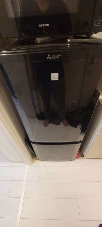 三菱ノンフロン冷凍冷蔵庫 MR-P15EE-KK1 2020年製（家電）の商品画像 - 査定依頼日：2022年10月27日 - 最高査定価格：2,000円