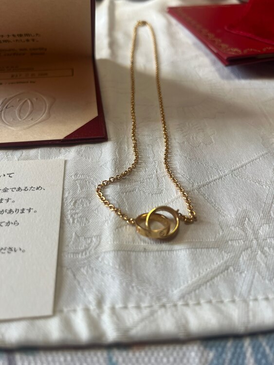 カルティエ  ラブネックレス（金・貴金属）の商品画像 - 査定依頼日：2025年3月2日 - 最高査定価格：180,000円