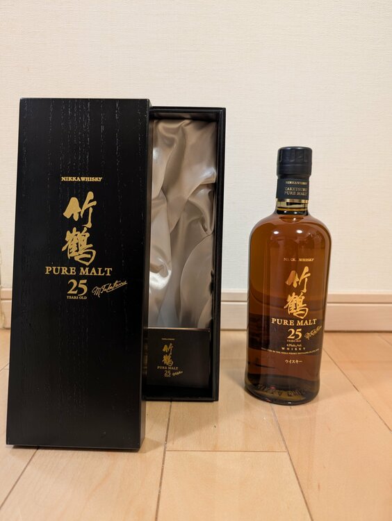 ニッカ竹鶴25年（お酒）の商品画像 - 査定依頼日：2026年2月9日 - 最高査定価格：155,000円