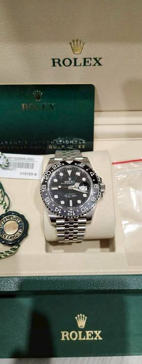 GMTマスター２（高級時計）の商品画像 - 査定依頼日：2026年3月11日 - 最高査定価格：3,500,000円