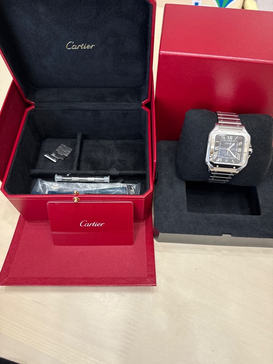 サントスドゥカルティエ　LM（高級時計）の商品画像 - 査定依頼日：2025年12月24日 - 最高査定価格：1,000,000円