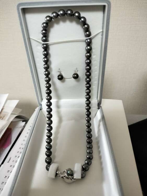 黒真珠のネックレス（宝石）の商品画像 - 査定依頼日：2024年3月8日 - 最高査定価格：40,000円