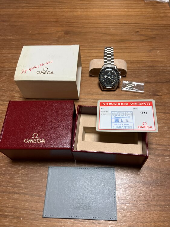 オメガ スピードマスター スプロフェッショナル　下がりr（高級時計）の商品画像 - 査定依頼日：2024年12月30日 - 最高査定価格：580,000円
