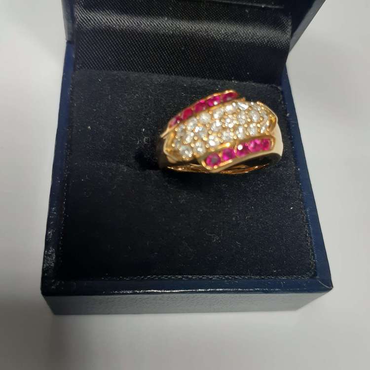 指輪　ルビー　ダイア（金・貴金属）の商品画像 - 査定依頼日：2023年5月16日 - 最高査定価格：70,000円