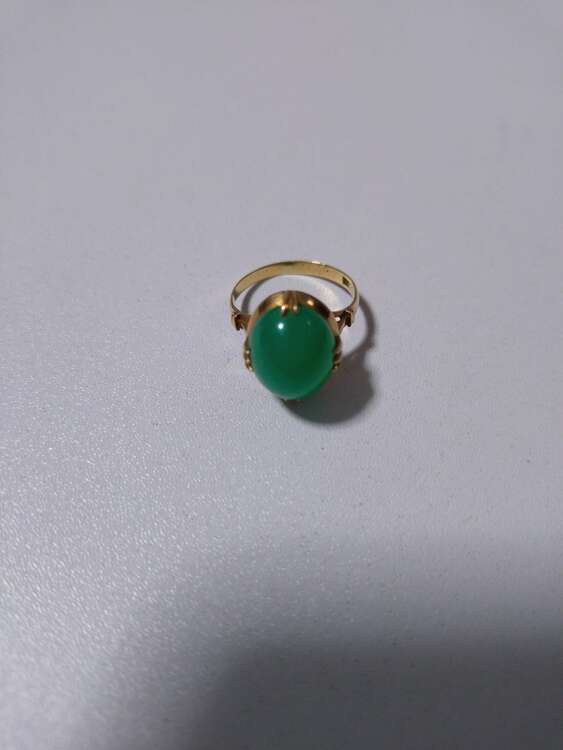 翡翠リング（金・貴金属）の商品画像 - 査定依頼日：2024年2月23日 - 最高査定価格：45,000円