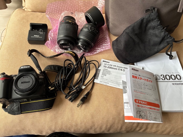 Nikon D3000（カメラ）の商品画像 - 査定依頼日：2026年6月19日 - 最高査定価格：11,100円