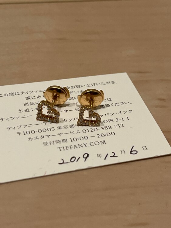 ティファニー　センチメンタルハート　ピアス（金・貴金属）の商品画像 - 査定依頼日：2023年11月23日 - 最高査定価格：43,000円