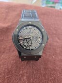 クラシック・フュージョン クラシコ ウルトラシン スケルトン オールブラック 45mm（高級時計）の商品画像 - 査定依頼日：2026年9月23日 - 最高査定価格：1,150,000円