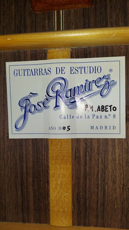 Jose Ramirez （ピアノ・楽器・PA機材）の商品画像 - 査定依頼日：2026年1月10日 - 最高査定価格：50,000円