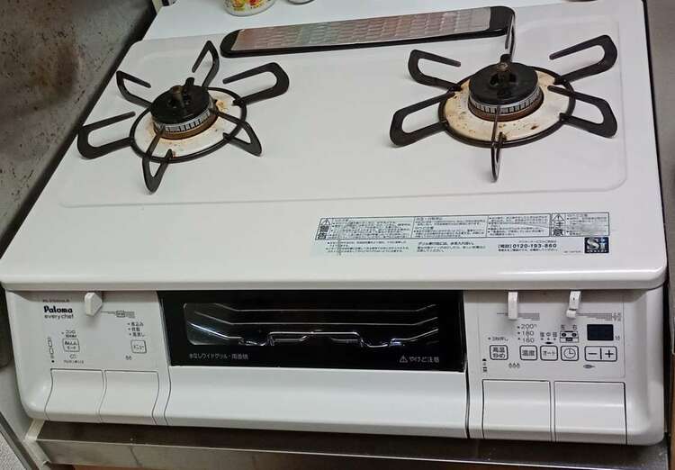 ガスコンロ　paloma PA370WHA-R（家電）の商品画像 - 査定依頼日：2025年3月15日 - 最高査定価格：2,500円