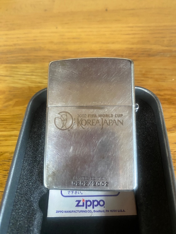 ジッポー 2002W杯モデル（喫煙具）の商品画像 - 査定依頼日：2026年4月7日 - 最高査定価格：3,000円