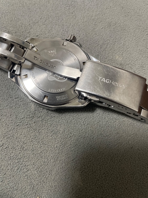 タグホイヤー アクアレーサー WAY201A.BA0927新（高級時計）の商品画像 - 査定依頼日：2025年11月24日 - 最高査定価格：185,000円
