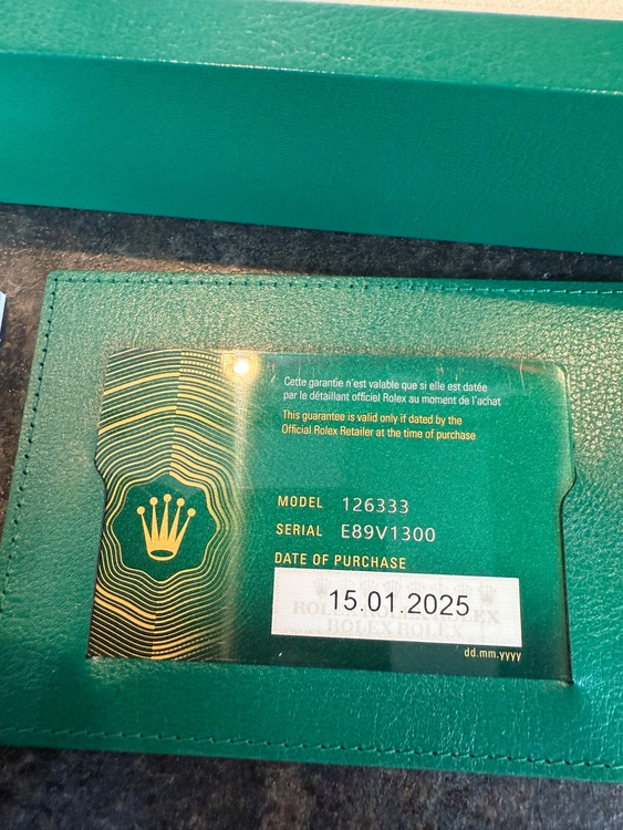 ロレックス デイトジャスト 126333（高級時計）の商品画像 - 査定依頼日：2025年12月13日 - 最高査定価格：2,700,000円