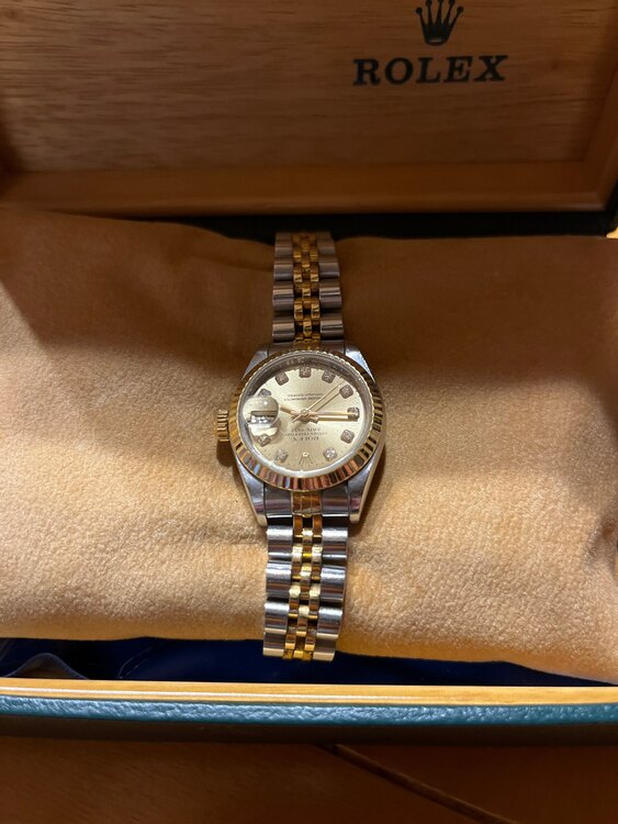ロレックス デイトジャスト R6917332GB625（高級時計）の商品画像 - 査定依頼日：2025年3月14日 - 最高査定価格：730,000円