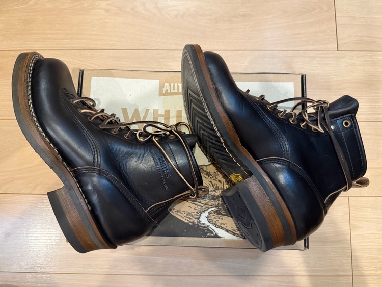 Whites Boots 350CL DSBK 6Smoke Jumper LTT Black CX（古着・ファッション）の商品画像 - 査定依頼日：2026年9月6日 - 最高査定価格：25,000円
