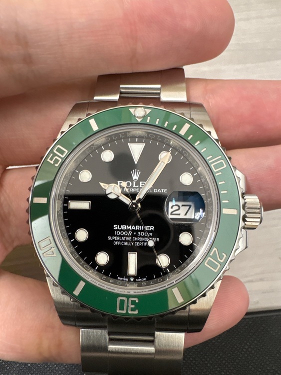 グリーンサブマリーナ（高級時計）の商品画像 - 査定依頼日：2025年9月27日 - 最高査定価格：2,200,000円
