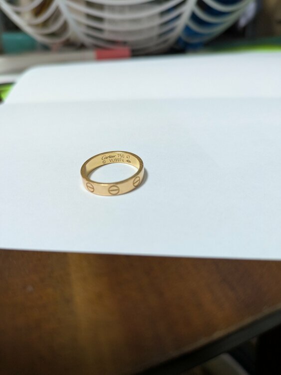 カルティエリング（金・貴金属）の商品画像 - 査定依頼日：2026年3月17日 - 最高査定価格：150,000円