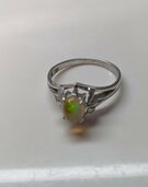 メキシコ産　ファイヤーオパールリング（金・貴金属）の商品画像 - 査定依頼日：2026年3月12日 - 最高査定価格：120,000円