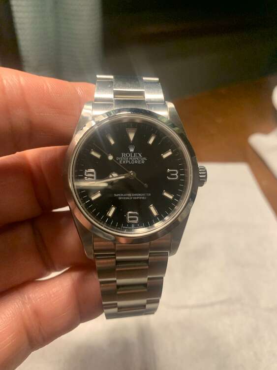 ロレックス エクスプローラー OYSTER PERRETIA（高級時計）の商品画像 - 査定依頼日：2025年5月15日 - 最高査定価格：700,000円