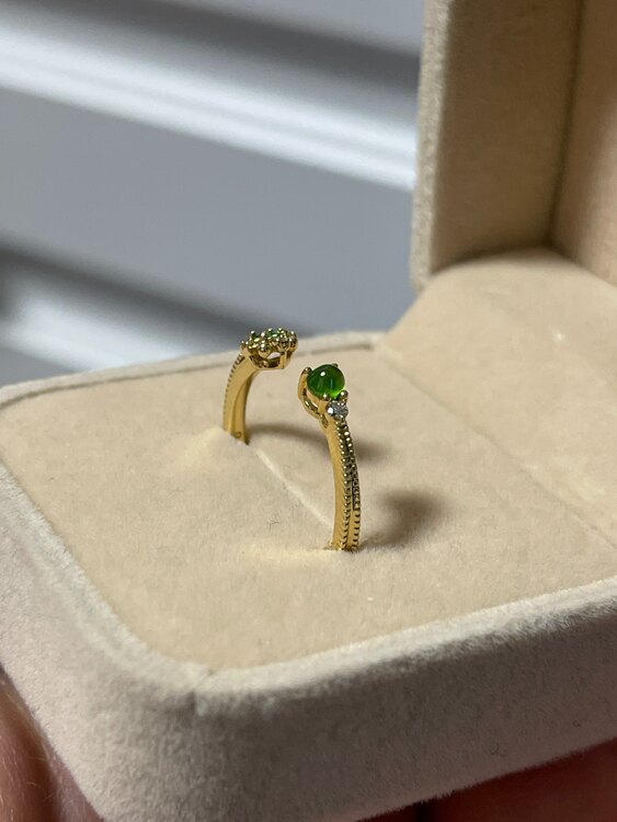 K18 アンドラダイト　リング（金・貴金属）の商品画像 - 査定依頼日：2024年1月25日 - 最高査定価格：40,000円