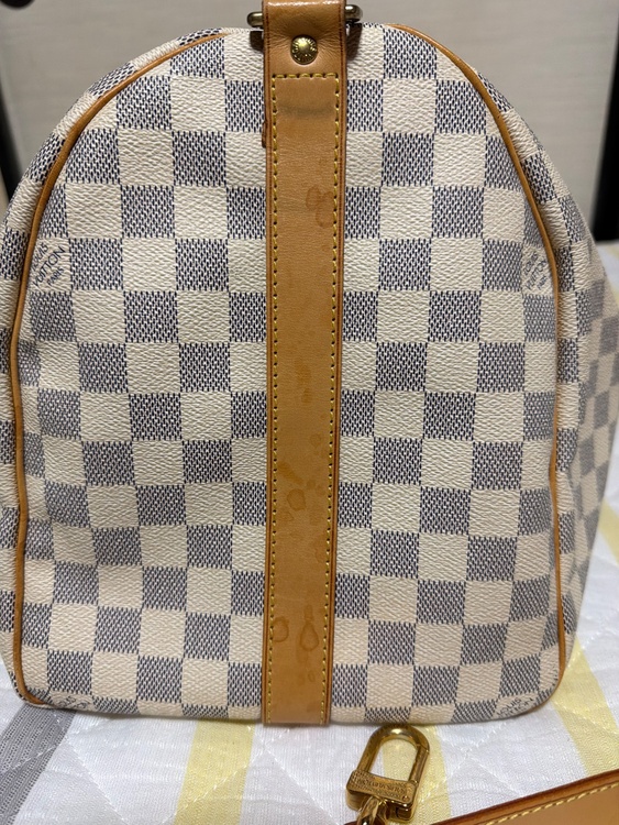 Louis Vuitton（ルイ・ヴィトン）ダミエ・アズール キーポル・バンドリエール45（ブランドバッグ）の商品画像 - 査定依頼日：2026年9月3日 - 最高査定価格：100,000円