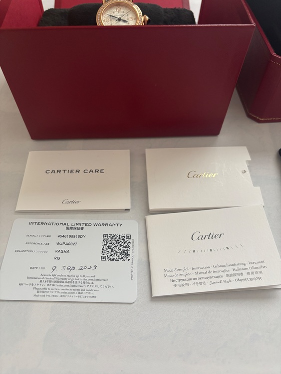 カルティエ パシャ WJPA002（高級時計）の商品画像 - 査定依頼日：2025年6月16日 - 最高査定価格：2,250,000円