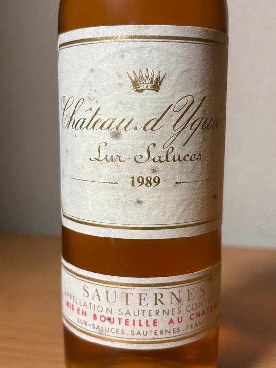 シャトー・ディケム 1989 375ml（お酒）の商品画像 - 査定依頼日：2026年9月23日 - 最高査定価格：50,000円