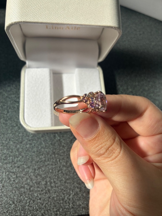 k18PGクンツァイトリング（金・貴金属）の商品画像 - 査定依頼日：2026年3月10日 - 最高査定価格：300,000円