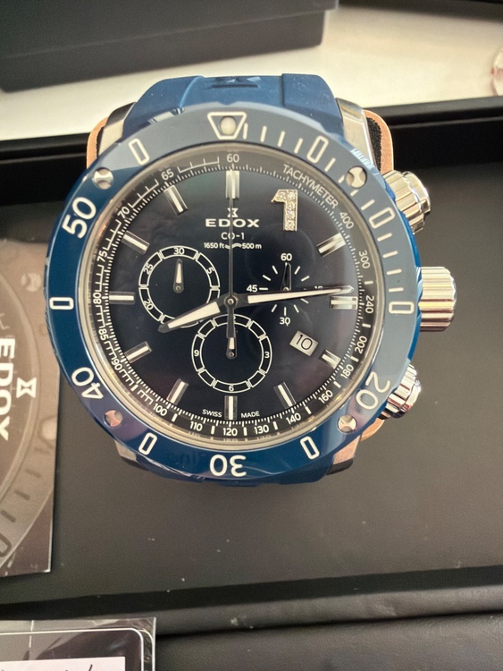 エドックス　クロノオフショア1（高級時計）の商品画像 - 査定依頼日：2026年2月10日 - 最高査定価格：50,000円
