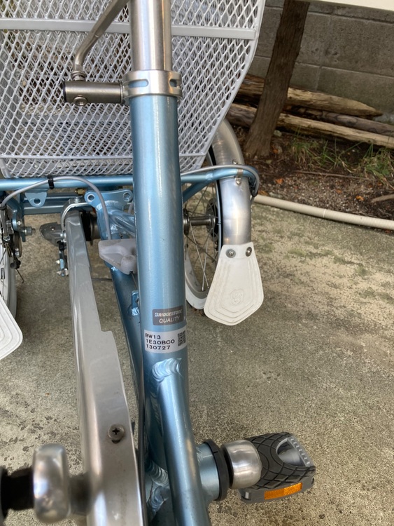 ブリヂストン　ロビンフット　三輪車（自転車）の商品画像 - 査定依頼日：2025年11月6日 - 最高査定価格：3,000円