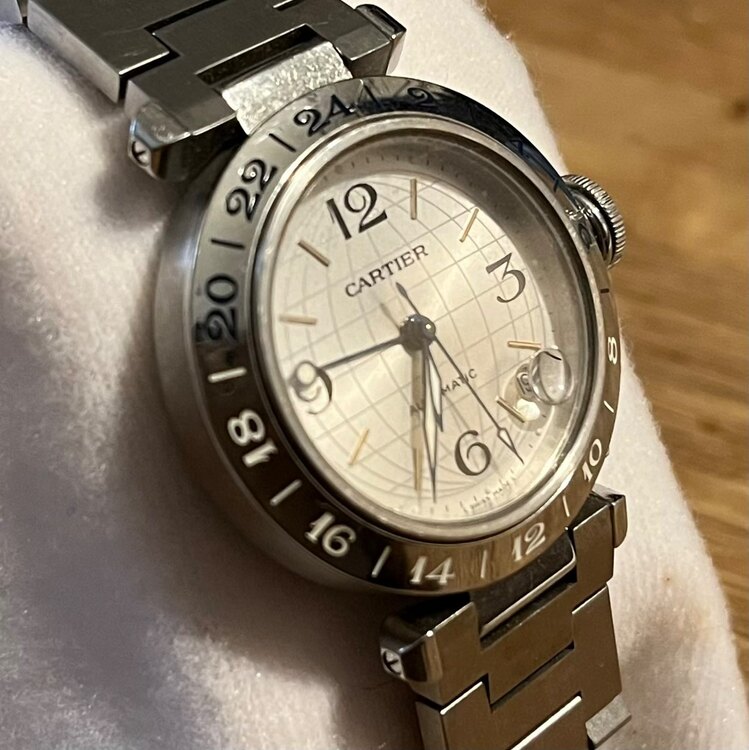 カルティエ パシャ 237（高級時計）の商品画像 - 査定依頼日：2025年1月26日 - 最高査定価格：230,000円