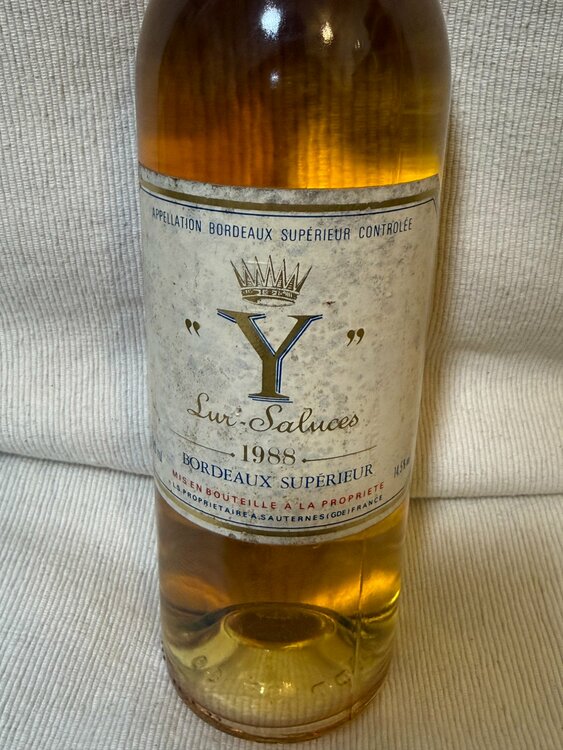 イグレック・ド・シャトー・ディケム　1988（お酒）の商品画像 - 査定依頼日：2026年1月30日 - 最高査定価格：13,000円